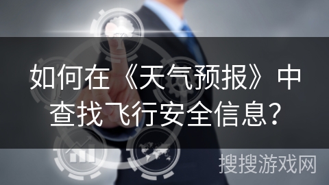 如何在《天气预报》中查找飞行安全信息？