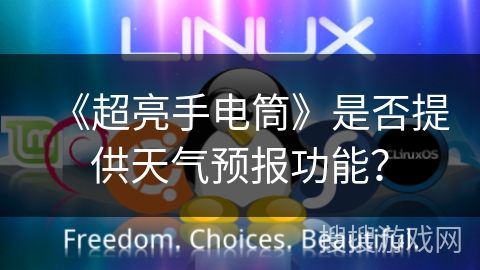 《超亮手电筒》是否提供天气预报功能？