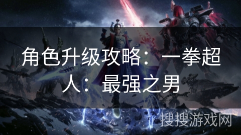 角色升级攻略：一拳超人：最强之男