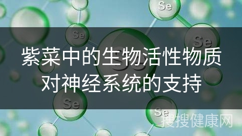 紫菜中的生物活性物质对神经系统的支持