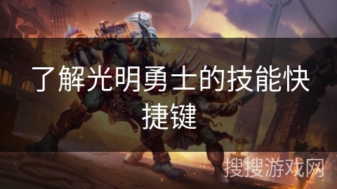了解光明勇士的技能快捷键