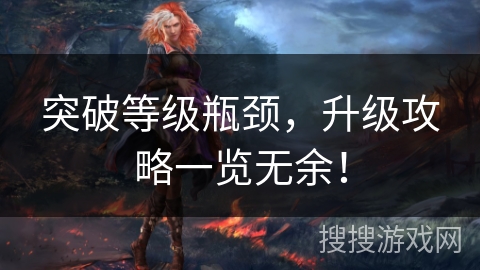 突破等级瓶颈，升级攻略一览无余！