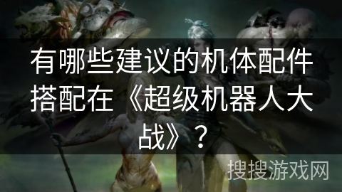 有哪些建议的机体配件搭配在《超级机器人大战》？
