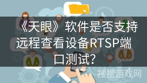 《天眼》软件是否支持远程查看设备RTSP端口测试？