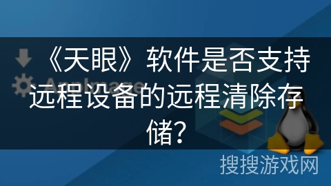 《天眼》软件是否支持远程设备的远程清除存储? 《天眼》软件是否支持远程设备的远程清除存储?