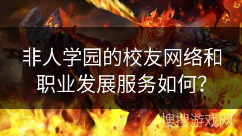 非人学园的校友网络和职业发展服务如何？