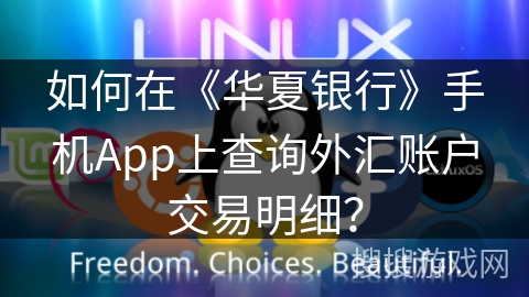 如何在《华夏银行》手机App上查询外汇账户交易明细？