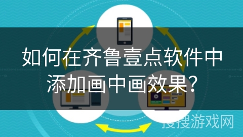 如何在齐鲁壹点软件中添加画中画效果？