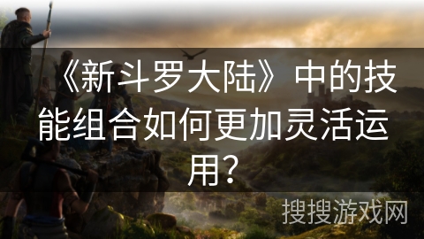 《新斗罗大陆》中的技能组合如何更加灵活运用？