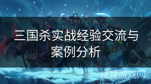 三国杀实战经验交流与案例分析