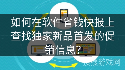 如何在软件省钱快报上查找独家新品首发的促销信息？