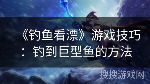 《钓鱼看漂》游戏技巧：钓到巨型鱼的方法