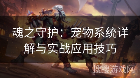 魂之守护：宠物系统详解与实战应用技巧