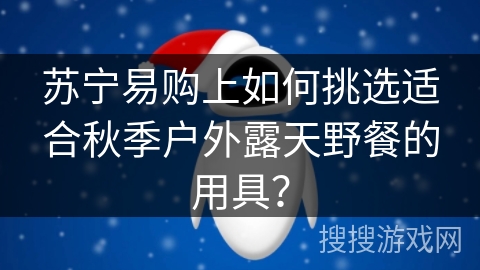 苏宁易购上如何挑选适合秋季户外露天野餐的用具？