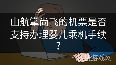 山航掌尚飞的机票是否支持办理婴儿乘机手续？