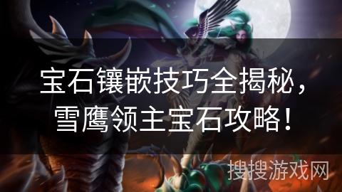 宝石镶嵌技巧全揭秘，雪鹰领主宝石攻略！