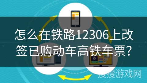 怎么在铁路12306上改签已购动车高铁车票？