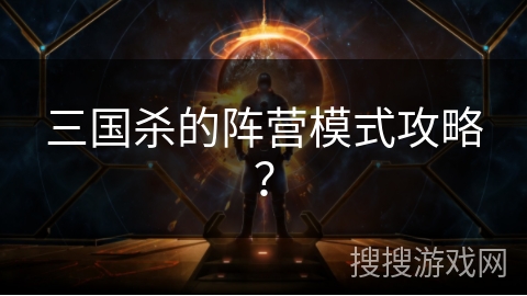 三国杀的阵营模式攻略？