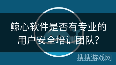 鲸心软件是否有专业的用户安全培训团队？