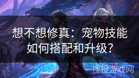 想不想修真：宠物技能如何搭配和升级？