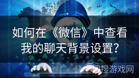 如何在《微信》中查看我的聊天背景设置？