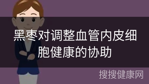 黑枣对调整血管内皮细胞健康的协助