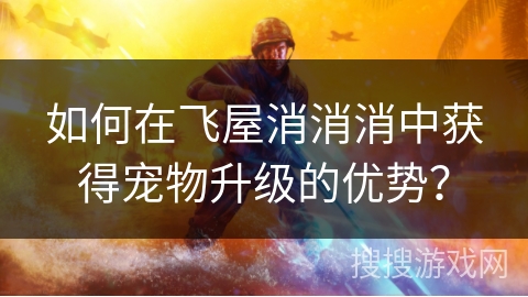 如何在飞屋消消消中获得宠物升级的优势？
