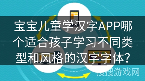 宝宝儿童学汉字APP哪个适合孩子学习不同类型和风格的汉字字体？