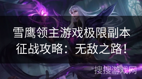 雪鹰领主游戏极限副本征战攻略：无敌之路！
