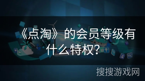 《点淘》的会员等级有什么特权？
