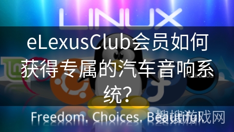 eLexusClub会员如何获得专属的汽车音响系统？