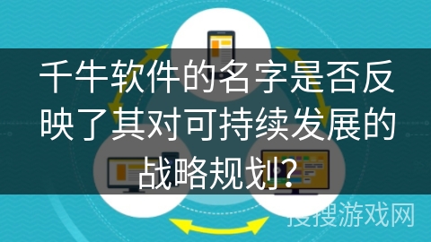 千牛软件的名字是否反映了其对可持续发展的战略规划？