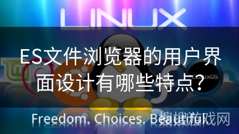 ES文件浏览器的用户界面设计有哪些特点？