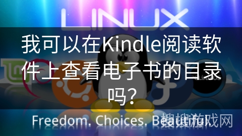 我可以在Kindle阅读软件上查看电子书的目录吗？