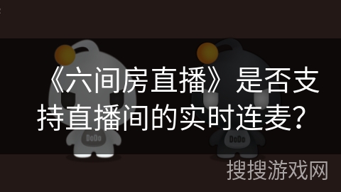 《六间房直播》是否支持直播间的实时连麦？