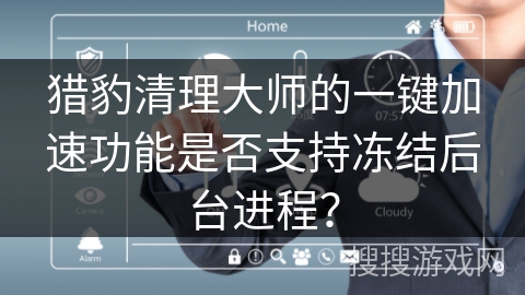 猎豹清理大师的一键加速功能是否支持冻结后台进程？