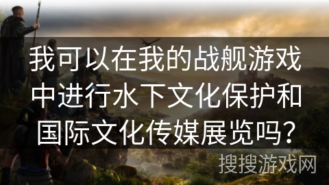我可以在我的战舰游戏中进行水下文化保护和国际文化传媒展览吗？