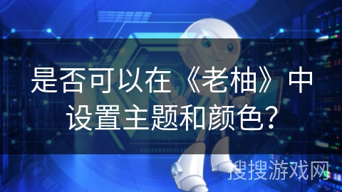 是否可以在《老柚》中设置主题和颜色？