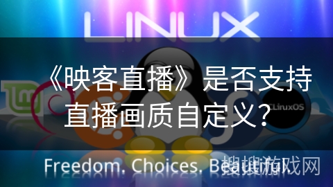 《映客直播》是否支持直播画质自定义? 《映客直播》是否支持直播画质自定义?