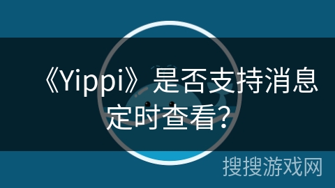 《Yippi》是否支持消息定时查看？