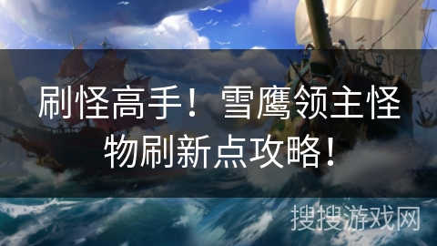 刷怪高手！雪鹰领主怪物刷新点攻略！