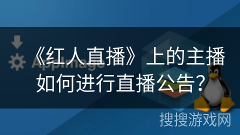 《红人直播》上的主播如何进行直播公告？
