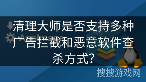 清理大师是否支持多种广告拦截和恶意软件查杀方式？