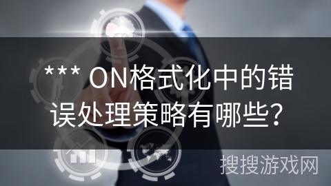 *** ON格式化中的错误处理策略有哪些？