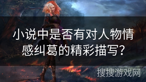 小说中是否有对人物情感纠葛的精彩描写？