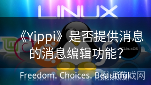 《Yippi》是否提供消息的消息编辑功能？