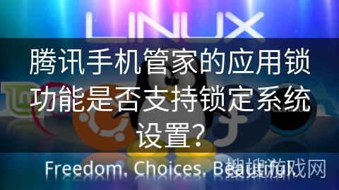 腾讯手机管家的应用锁功能是否支持锁定系统设置？