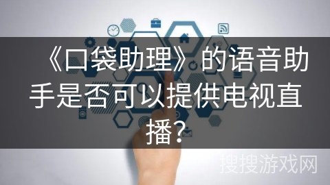 《口袋助理》的语音助手是否可以提供电视直播？