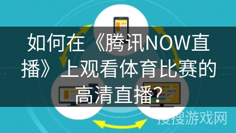 如何在《腾讯NOW直播》上观看体育比赛的高清直播？