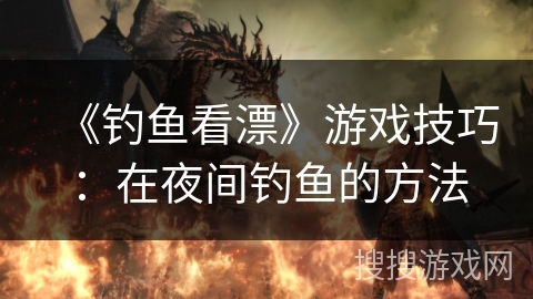 《钓鱼看漂》游戏技巧：在夜间钓鱼的方法